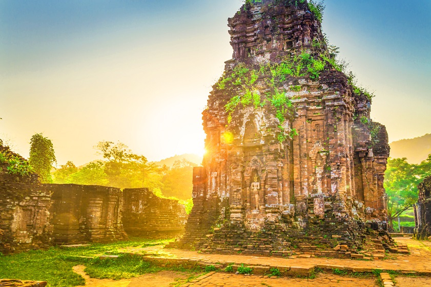 Wander through ancient Hindu temples built by the Champa civilization over a thousand years ago
