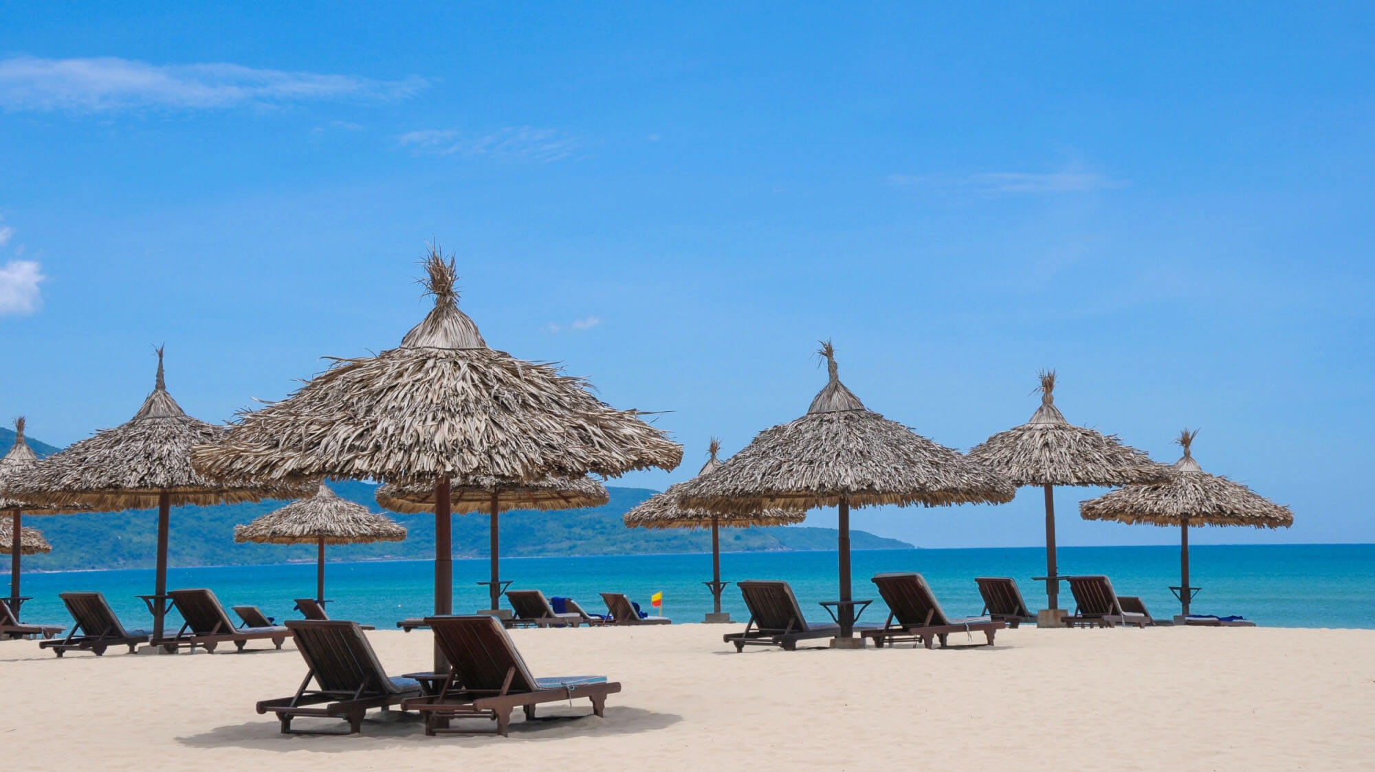 Unwind at Bắc Mỹ An Beach, a peaceful escape with calm waves and fewer crowds