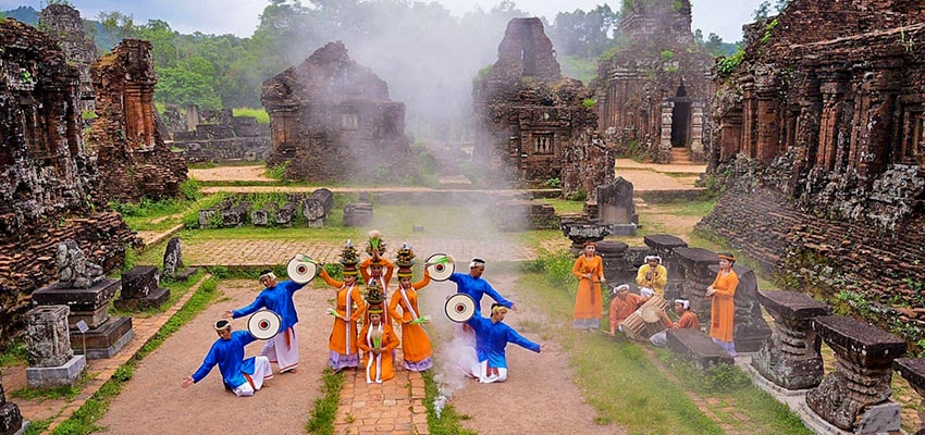 Traditional Cham Dance Performances bring ancient legends to life through movement and music