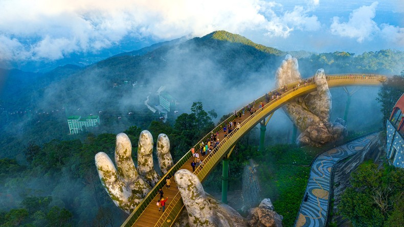 The Golden Bridge – a one-of-a-kind architectural marvel – is a must-visit spot when you're in Da Nang.