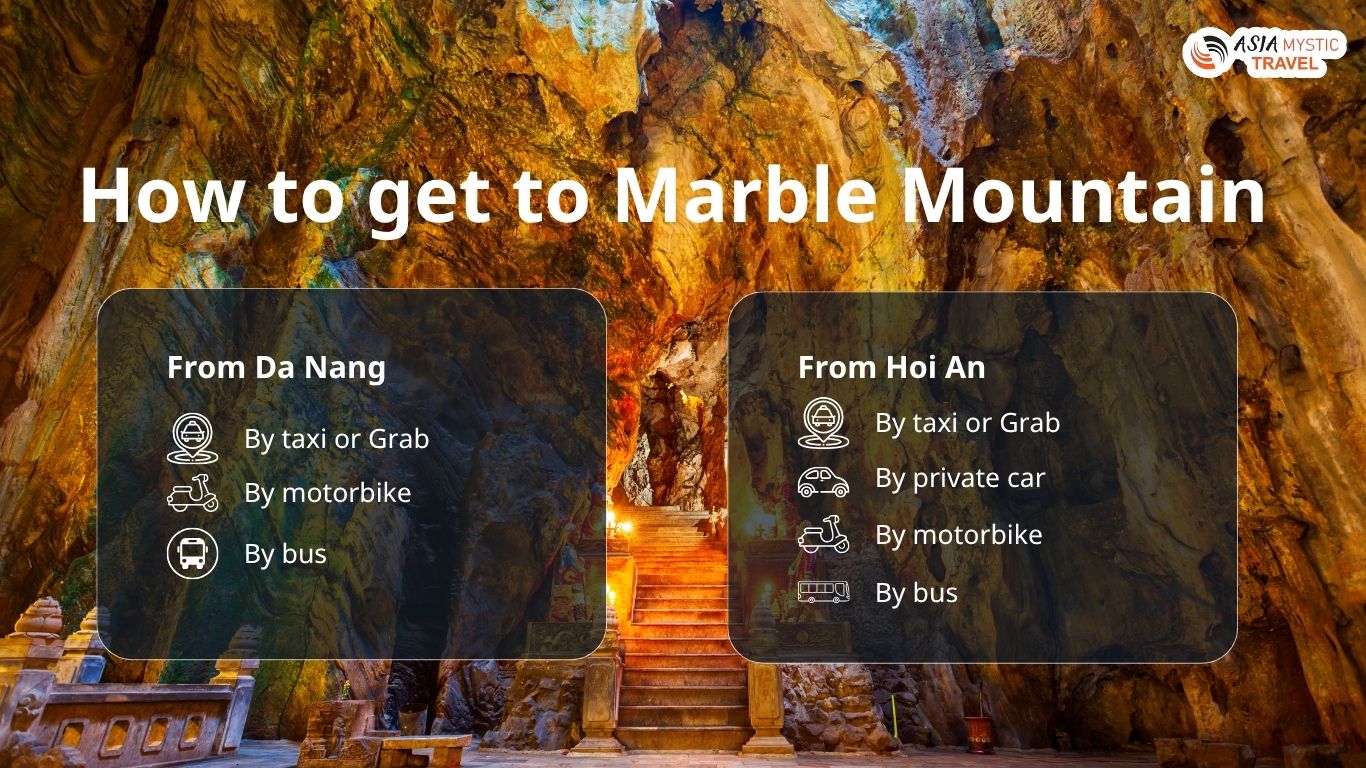 How to Get to Marble Mountain from Da Nang & Hoi An