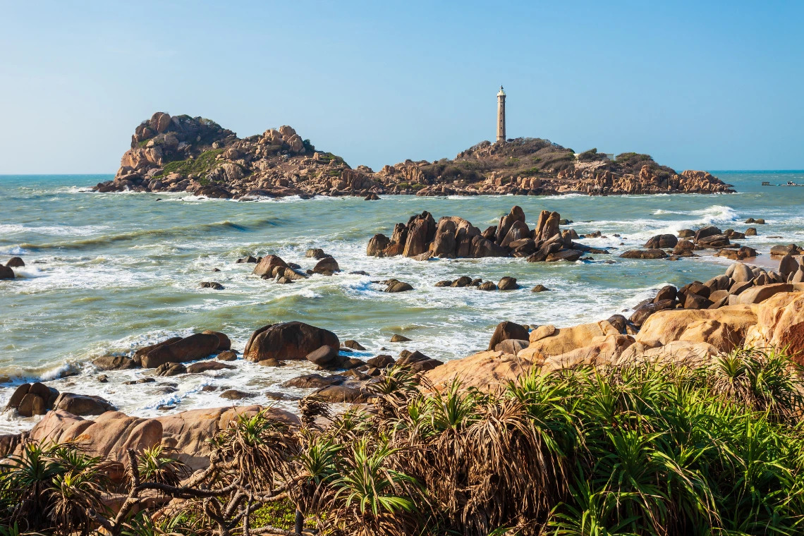 Ke Ga Lighthouse standing tall against the South China Sea breeze