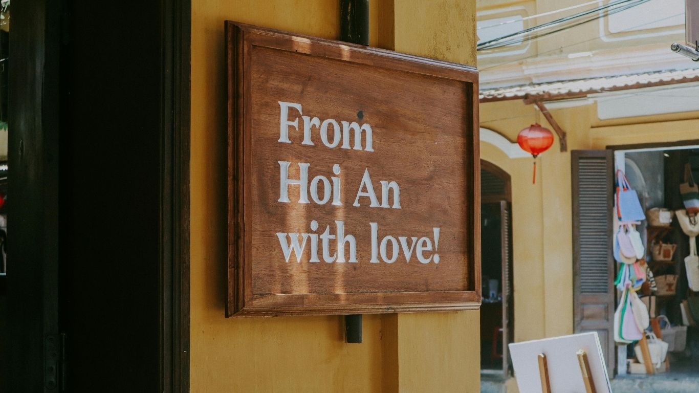 A heartfelt message from the lantern-lit streets of Hoi An