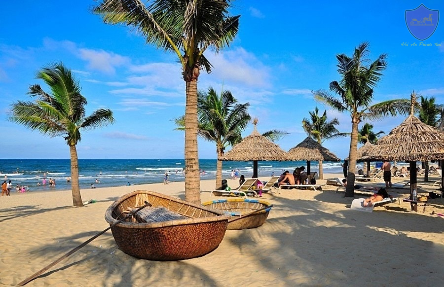Soaking up the sun on Vietnam's pristine My Khe Beach