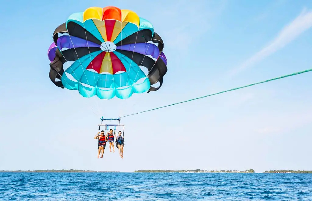Soar high above Phu Quoc island with a parasailing adventure
